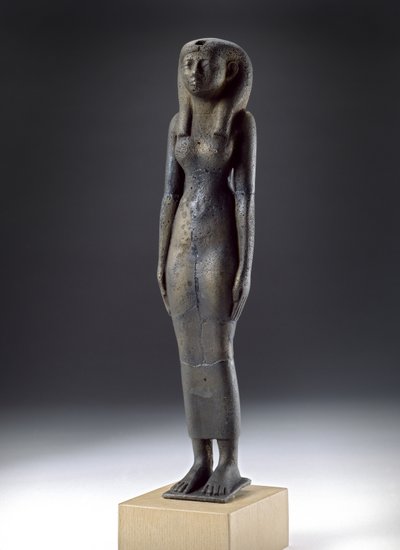 Figura della dea Iside, Periodo Napatan, c.900-300 a.C. da Nubian